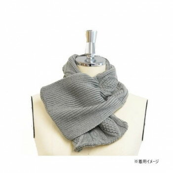 フレンズヒル ミニマフラー(ニット) ケーブルマフラー グレイ RW-292-507【メーカー直送:代金引換不可:同梱不可】【北海道・沖縄・離島は配達不可】
