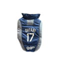 MLB公式 ロサンゼルス ドジャース 大谷翔平選手モデル 犬 パッファー ベスト S-M SHO-4081-S-M【メーカー直送:代金引換不可:同梱不可】【北海道・沖縄・離島は配達不可】