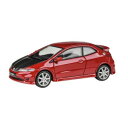 JADI B ホンダ シビック Type R FN2 07 レッド/カーボン LHD 1/64スケール PA55400【メーカー直送:代金引換不可:同梱不可】【北海道・沖縄・離島は配達不可】(3)