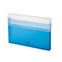 LIHIT LAB.(リヒトラブ) AQUA DROPs(アクアドロップス) コングレスケース A4 厚型 青 A-5024-8【メーカー直送:代金引換不可:同梱不可】【北海道・沖縄・離島は配達不可】