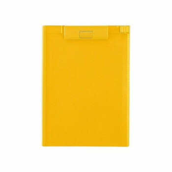 LIHIT LAB.(リヒトラブ) クリップボード A4 E型 黄 A-977U-5【メーカー直送：代金引換不可：同梱不可】【北海道・沖縄・離島は配達不可】