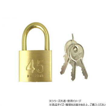 日中製作所　2045D45KA　シリンダー南京錠45mm鍵番指定　3本キー　17255【配送方法:メール便/同梱不可/代引不可/日時指定不可】【北海道・沖縄・離島は配達不可】