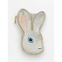 東京かんかん うさぎ刺繍ポーチ グレー M42-2009GY【メーカー直送:代金引換不可:同梱不可】【北海道・沖縄・離島は配達不可】(4)
