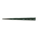 福井クラフト PBT 22.5cm六角一刀彫箸 緑塗 90031381【メーカー直送:代金引換不可:同梱不可】【北海道・沖縄・離島は配達不可】
