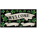 デコレーションシール(ワンピースワイド) リボン WELCOME 白 69654【メーカー直送:代金引換不可:同梱不可】【北海道・沖縄・離島は配達不可】