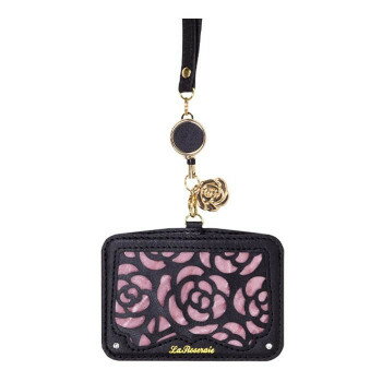 La Roseraie パスケース IDP-Rose05 ブラック×ピンク【メーカー直送:代金引換不可:同梱不可】【北海道・沖縄・離島は配達不可】 La Roseraie パスケース IDP-Rose05 ブラック×ピンク【メーカー直送:代金引換不可:同梱不可】【北海道・沖縄・離島は配達不可】