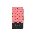 Minette iPhoneSE(第2、第3世代)/8/7/6s/6兼用手帳型ケース iP7-MIN07ピンクブラック【メーカー直送:代金引換不可:同梱不可】【北海道・沖縄・離島は配達不可】