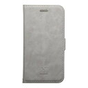 Style Natural iPhone8/7/6s兼用手帳型スマホケース iP7-VS01 グレー【メーカー直送:代金引換不可:同梱不可】【北海道・沖縄・離島は配達不可】