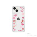 SHOWCASE+ iPhone15/14/13対応ケース (アクリルパーツ付き) ピンク&レッド SWC-17PR【メーカー直送:代金引換不可:同梱不可】【北海道・沖縄・離島は配達不可】
