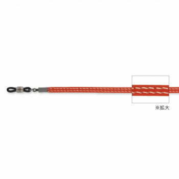 メガネチェーン FK-59 レッド 055018【メーカー直送:代金引換不可:同梱不可】【北海道・沖縄・離島は配達不可】