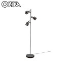 OHM フロアスタンド 木枠 E17 TF-YN30BW【メーカー直送:代金引換不可:同梱不可】【北海道・沖縄・離島は配達不可】