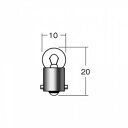 M&Hマツシマ 白熱電球(1個入) 6v3w G10 BA9S イエロー 1P7103 YE【メーカー直送:代金引換不可:同梱不可】【北海道・沖縄・離島は配達不可】