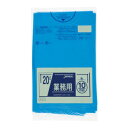 ジャパックス スタンダードポリ袋20L 青 10枚×60冊 P-21【メーカー直送:代金引換不可:同梱不可】【北海道・沖縄・離島は配達不可】(3)