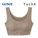 グンゼ ブラトップ Tuche(トゥシェ) 縫い目ゼロハーフトップ ベールブラウン LL TB2555N【メーカー直送:代金引換不可:同梱不可】【北海道・沖縄・離島は配達不可】(4)