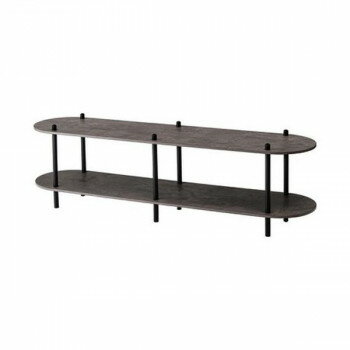 東谷 オープンラック2段 ブラック PT-563BK【メーカー直送：代金引換不可：同梱不可】【北海道・沖縄・離島は配達不可】