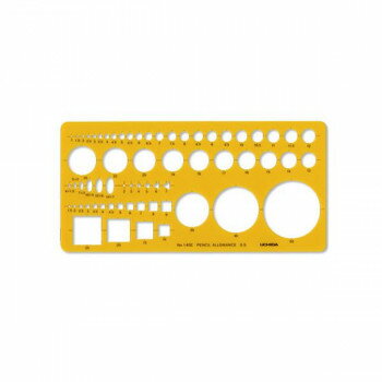 テンプレート No.140E 建築士・受験者用定規 012-0014【配送方法:メール便/同梱不可/代引不可/日時指定不可】【北海道・沖縄・離島は配達不可】