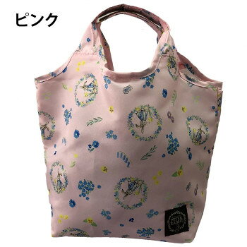 優美社　0616-00　 ピーターラビット(TM)　くり手型　Sサイズ　コンパクト収納エコバッグ ピンク【メーカー直送：代金引換不可：同梱不可】【北海道・沖縄・離島は配達不可】