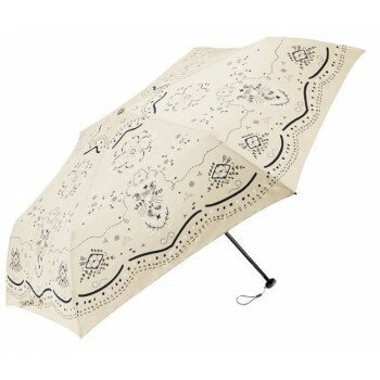 ハンディールーフ(TM) 折 60cm 折りたたみ傘 ペイズリー・エトワール ライトベージュ【メーカー直送：代金引換不可：同梱不可】【北海道・沖縄・離島は配達不可】