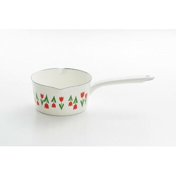 Enamel Fry Pans - 豊琺瑯 アデリアレトロ ホーローミルクパン15cm「コレック」 ADR-23【メーカー直送：代金引換不可：同梱不可】【北海道・沖縄・離島は配達不可】