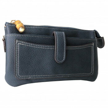 DAICO Pisoraro(ピソラロ) バンブー ウォレットバッグ ネイビー PR119【メーカー直送：代金引換不可：同梱不可】【北海道・沖縄・離島は配達不可】