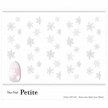 Sha-Nail Petite 写ネイル ネイルシール Petite Watercolors Melty Snow (White) PET-023【メーカー直送:代金引換不可:同梱不可】【北海道・沖縄・離島は配達不可】 Sha-Nail Petite 写ネイル ネイルシール Petite Watercolors Melty Snow (White) PET-023【メーカー直送:代金引換不可:同梱不可】【北海道・沖縄・離島は配達不可】