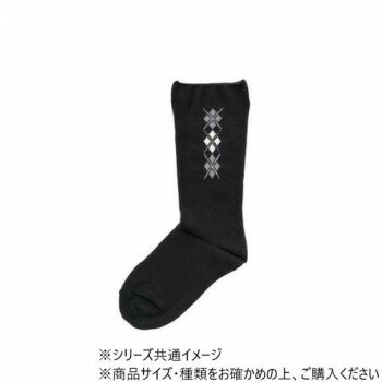 神戸生絲 コベス 紳士柄しめつけません毛混ソックス24-27cm 5902 ブラック【メーカー直送：代金引換不可：同梱不可】【北海道・沖縄・離島は配達不可】