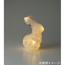 イシグロ ガラス シファライト うさぎ ホワイト 21486【メーカー直送:代金引換不可:同梱不可】【北海道・沖縄・離島は配達不可】