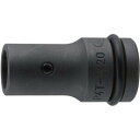 ミトロイ(MITOLOY) 1/2 インパクトレンチ用 タップ用ソケット M20 P4T-M20【メーカー直送:代金引換不可:同梱不可】【北海道・沖縄・離島は配達不可】