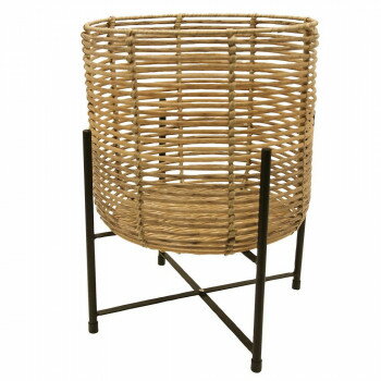 ティーライフ トーク ラウタ フェイクPEPP スタンド付きバスケット ラウンド Lサイズ 121505【メーカー..