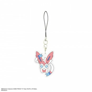 ポケットモンスター モバイルアクリルストラップ ニンフィア POKE-885R【メーカー直送：代金引換不可：同梱不可】【北海道・沖縄・離島は配達不可】