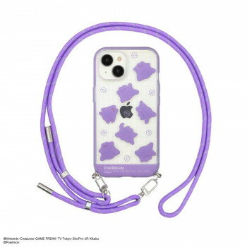 ポケットモンスター IIIIfitLoop iPhone13～15対応ケース メタモン POKE-878C【メーカー直送：代金引換不可：同梱不可】【北海道・沖縄・離島は配達不可】