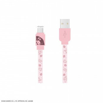 サンリオ USB Type-C対応同期＆充電ケーブル マイメロディ SANG-304MM【配送方法:メール便/同梱不可/代引不可/日時指定不可】【北海道・沖縄・離島は配達不可】