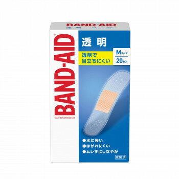 バンドエイド 透明 Mサイズ 20枚 829841【メーカー直送：代金引換不可：同梱不可】【北海道・沖縄・離..