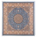 転写プリント カーペット 同心柄 2畳用 200x200cm LOTUS200【メーカー直送:代金引換不可:同梱不可】【北海道・沖縄・離島は配達不可】