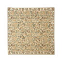 川島織物セルコン Morris Design Studio フルーツ ラグ 約200×200cm KF1706A Y イエロー【メーカー直送:代金引換不可:同梱不可】【北海道・沖縄・離島は配達不可】