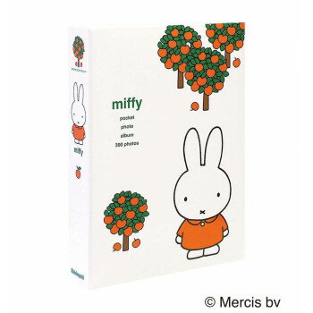 ナカバヤシ ポケットアルバム ディック・ブルーナ ミッフィー 3段ポケット L判 300枚収納 ホワイト 1PL-187-W【メーカー直送：代金引換不可：同梱不可】【北海道・沖縄・離島は配達不可】