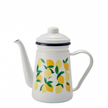 豊琺瑯 「Plune.」ホーローカフェポット レモン　PCP-703【メーカー直送：代金引換不可：同 ...