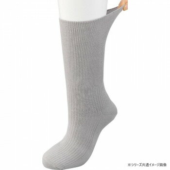 ケアファッション ちょっと大きめしめつけ解消ソックス(紳士) グレー 27〜29cm 8961921【メーカー直送..