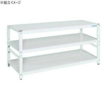 ※パッケージ、デザイン等は予告なく変更される場合があります。※画像はイメージです。商品タイトルと一致しない場合があります。サイドフレームは溶接一体構造の為、非常に堅牢です。※配達希望日の明記は可能ですが、確約ではございません。※この商品は4個口での出荷になります。(目安個装サイズ:660×700×110mm:12.8kg/110×660×50mm:2.3kg/120×1500×60mm:4.45kg/315×1465×40mm:5.95kg)※お届けは車上渡しとなります。※搬入場所の状況等によって搬入制限や追加料金が生じる場合があります。※法人への配送の場合は、必ず法人名をご記載ください。サイズ外寸:W1500×D650×H700〜800mm個装サイズ：66×70×11cm重量58kg個装重量：12800g仕様外寸:W1500×D650×H700〜800mm棚段数:3段質量:58kg耐荷重(棚1連):200kg耐荷重(棚1段):100kg本体カラー:パールホワイトアジャスター:樹脂製　ネジ径M12×P1.75組立式生産国日本広告文責:株式会社ホームセンターセブンTEL:0978-33-2811※パッケージ、デザイン等は予告なく変更される場合があります。※画像はイメージです。商品タイトルと一致しない場合があります。fk094igrjs