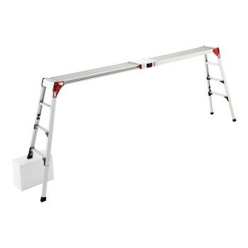 Rakuten - スノコ式　天板・脚部伸縮足場台　DSL1.0-2712【メーカー直送：代金引換不可：同梱不可】【北海道・沖縄・離島は配達不可】