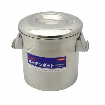 ※パッケージ、デザイン等は予告なく変更される場合があります。※画像はイメージです。商品タイトルと一致しない場合があります。内蓋式構造で蒸気が外に漏れにくいです。タレや調味料などの保存に最適です。蓋は引掛金具付きです。内側は計量に便利な目盛付きです。耐久性と耐食性に優れたステンレス製です。サイズ内寸:φ220×H220mm個装サイズ：28×27×27cm重量約1200g個装重量：1000g素材・材質ステンレス(SUS304)仕様容量:約8.0L板厚:本体/0.6mm、蓋:0.5mm目盛表示:2.0/4.0/6.0/8.0L生産国日本広告文責:株式会社ホームセンターセブンTEL:0978-33-2811※パッケージ、デザイン等は予告なく変更される場合があります。※画像はイメージです。商品タイトルと一致しない場合があります。fk094igrjs