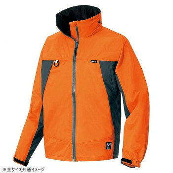 アイトス 全天候型ジャケット オレンジ×チャコール 5L 56301【メーカー直送：代金引換不可：同梱不可】【北海道・沖縄・離島は配達不可】