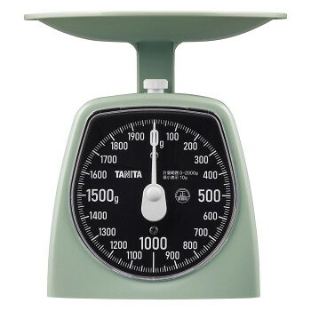 Kitchen Scales - TANITA タニタ アナログクッキングスケール セージグリーン KA442GR【メーカー直送：代金引換不可：同梱不可】【北海道・沖縄・離島は配達不可】