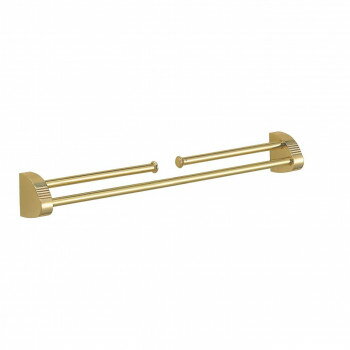 シロクマ マンボウ二段掛棒 400mm 金 NH-2【メーカー直送：代金引換不可：同梱不可】【北海道・沖縄・離島は配達不可】