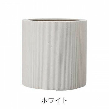 グリーンポット 植木鉢 エンバス シリンダー ホワイト 40cm EB-EC4040WH【メーカー直送：代金引換不可：同梱不可】【北海道・沖縄・離島は配達不可】(4.0)