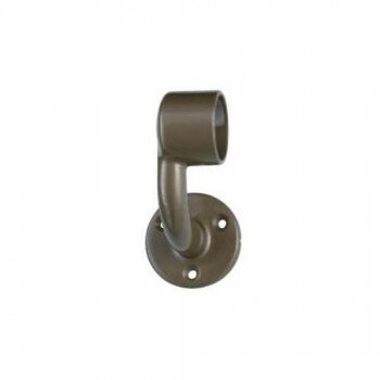 シロクマ ステンA形ブラケットL止左 アンバー ABR-102L 35φ【メーカー直送：代金引換不可：同梱不可】【北海道・沖縄・離島は配達不可】