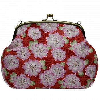 大西賢製販 Ripple がま口2WAY ショルダーバッグ さくら 赤 GA39-A026【メーカー直送：代金引換不可：同梱不可】【北海道・沖縄・離島は配達不可】