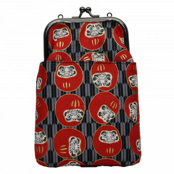 大西賢製販 Ripple がま口2WAY スマホショルダー だるま GA22-A055【メーカー直送：代金引換不可：同梱不可】【北海道・沖縄・離島は配達不可】