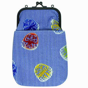 大西賢製販 Ripple がま口2WAY スマホショルダー だるま GA24-ST【メーカー直送：代金引換不可：同梱不可】【北海道・沖縄・離島は配達不可】