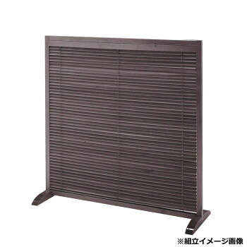 弘益(KOEKI) UTILITY 衝立1連 ブラウン JPLB1BR【メーカー直送：代金引換不可：同梱不可】【北海道・沖縄・離島は配達不可】